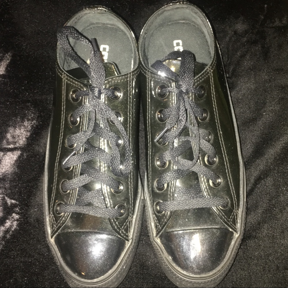 Unisex Patnet Leather Leather Converse